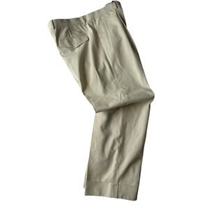 Gucci Men's Off-white Cotton Drill Pants 40 US (56 Euro) Italy 742764 NWT $675